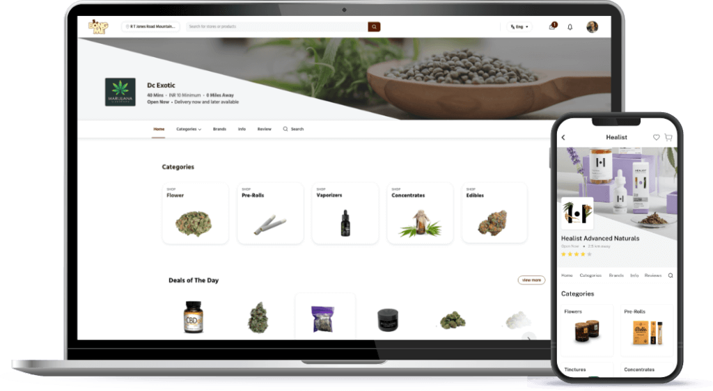 weedmaps clone Weedmaps Clone - The Best Uber For Weed Software - BONGME cannabis delivery software