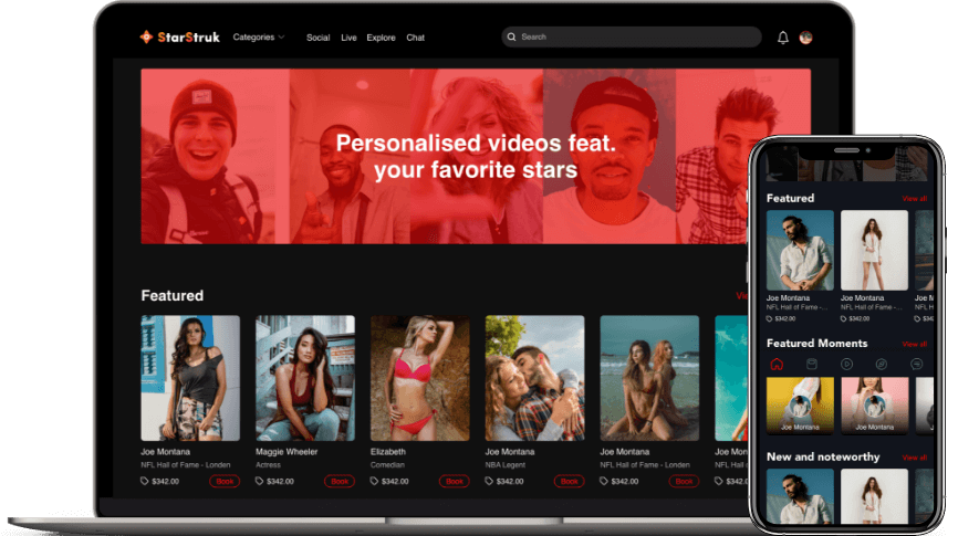 cameo app clone Cameo App Clone - Celebrity Shoutout Software - Cameo Clone Script Cameo-clone-homepage