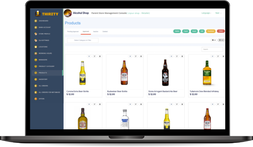 swill clone Swill Clone - Online Alcohol Delivery Software