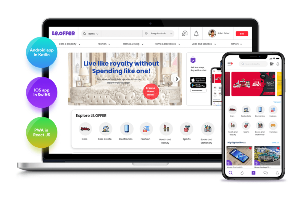 Carousell App Clone Carousell App Clone - Innovative Buy And Sell Online Marketplace offerup-clone