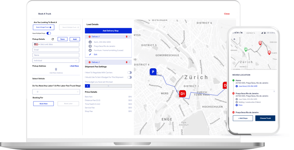 truck booking app No.1 White Label Trucking App Solution - Truckr | Appscrip
