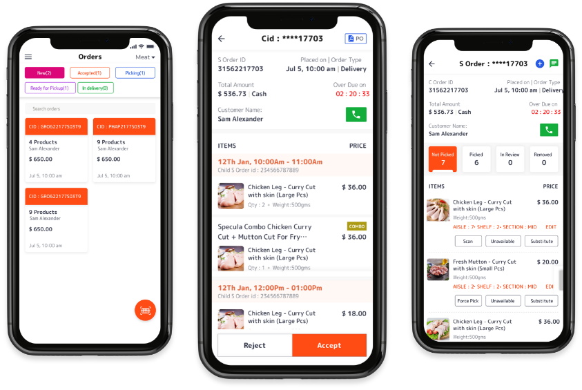 licious clone Licious Clone Meat Delivery App Software - MEATY
